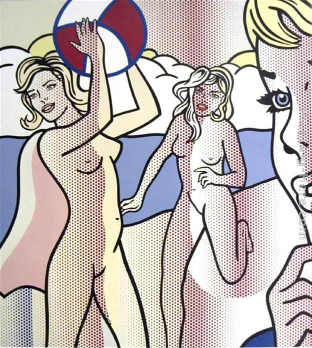 Roy Lichtenstein Nudes with Beach Ball